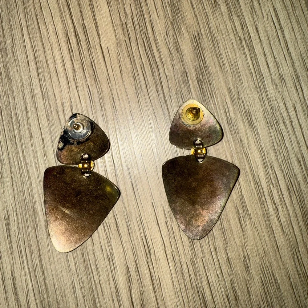 ⭐️Elegant‎ Gold and Cream Earrings⭐️